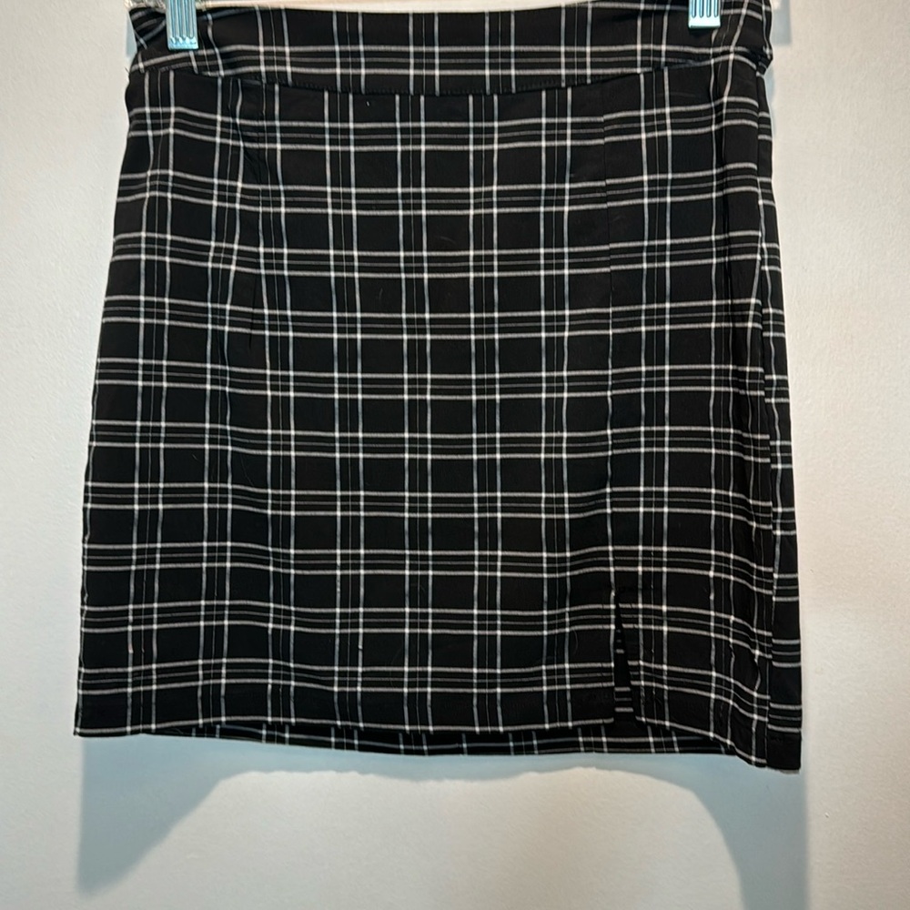 Garage Plaid Skirt